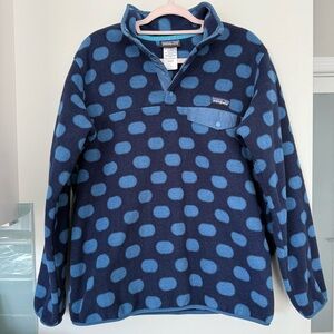 Patagonia Women's Synchilla Snap-T Fleece Pullover, Polka Dots
